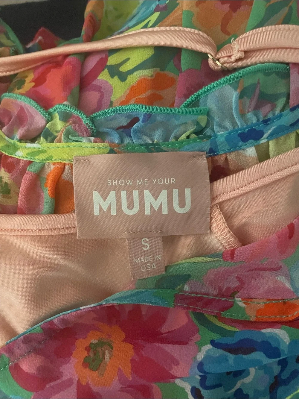 BNWOT Show Me Your MuMu Voila Floral Mini Dress - Picture 7 of 7